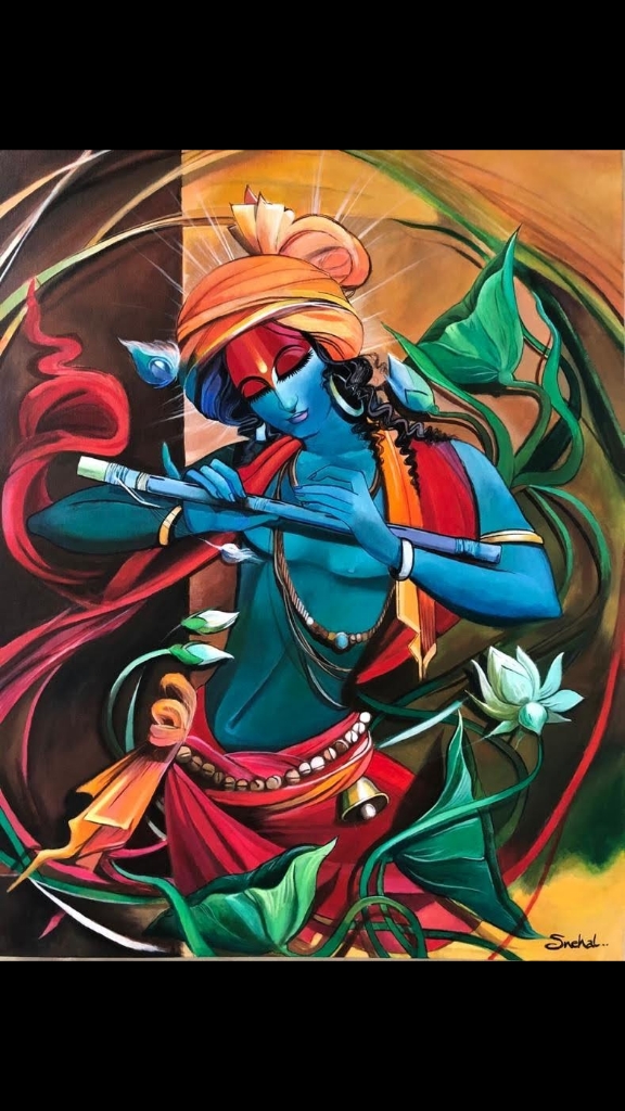 Krishna in Colors of Divinity Krishna in Colors of Divinity